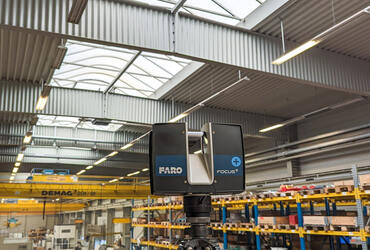 3D-Laserscan Vermessung einer Industrieanlage in Dortmund