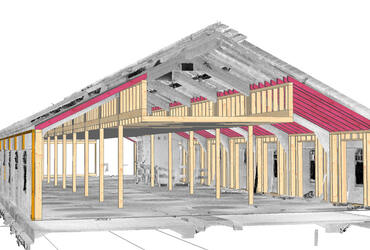 Effiziente Aufstockungsplanung für Zimmerer und Holzbauer mit 3D-Aufmaß