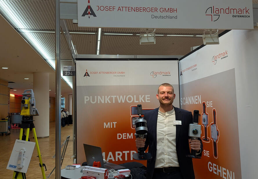 Vermessungstechnik auf der BIM World. Moderne Scanner und Lösungen für präzise 3D Datenerfassung im Bauwesen.