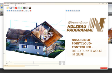 Nussreiner HOLZBAUPROGRAMME – Jetzt mit Punktwolken arbeiten!