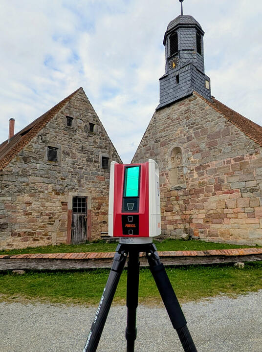 3D-Vermessung eines denkmalgeschützten Klosters in Thüringen