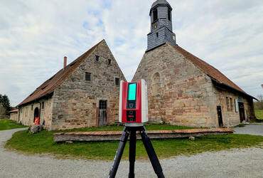 3D-Vermessung eines denkmalgeschützten Klosters in Thüringen
