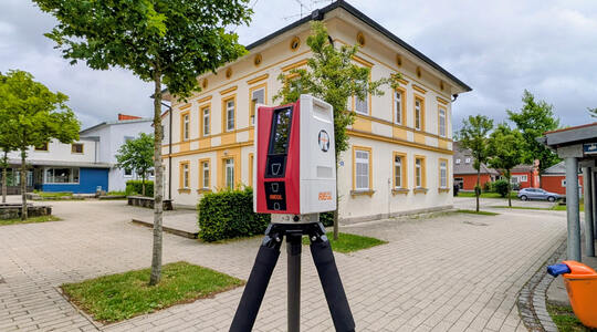 Digitales Aufmaß für das Heglerhaus in Türkheim