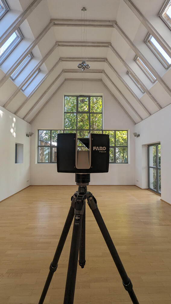 Architekturvermessung mit 3D-Laserscanning