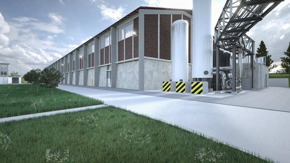 3D_Modell eines 250m langen Salzlagers nach der Vermessung