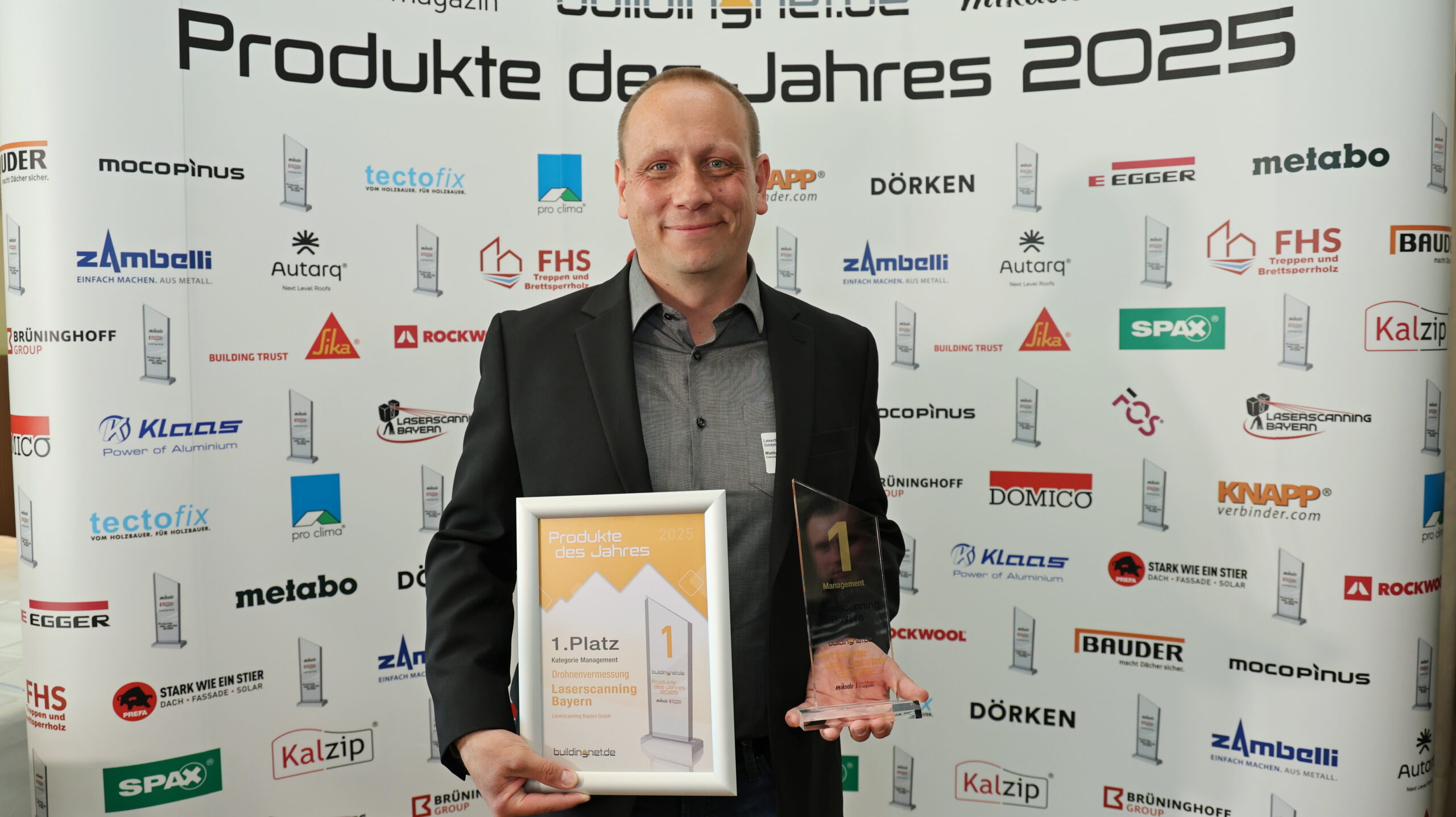 Matthias Weidinger bei der Preisverleihung der mikado Zeitschrift zum Produkt des Jahres 2025